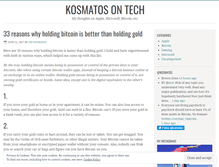 Tablet Screenshot of kosmatos.com